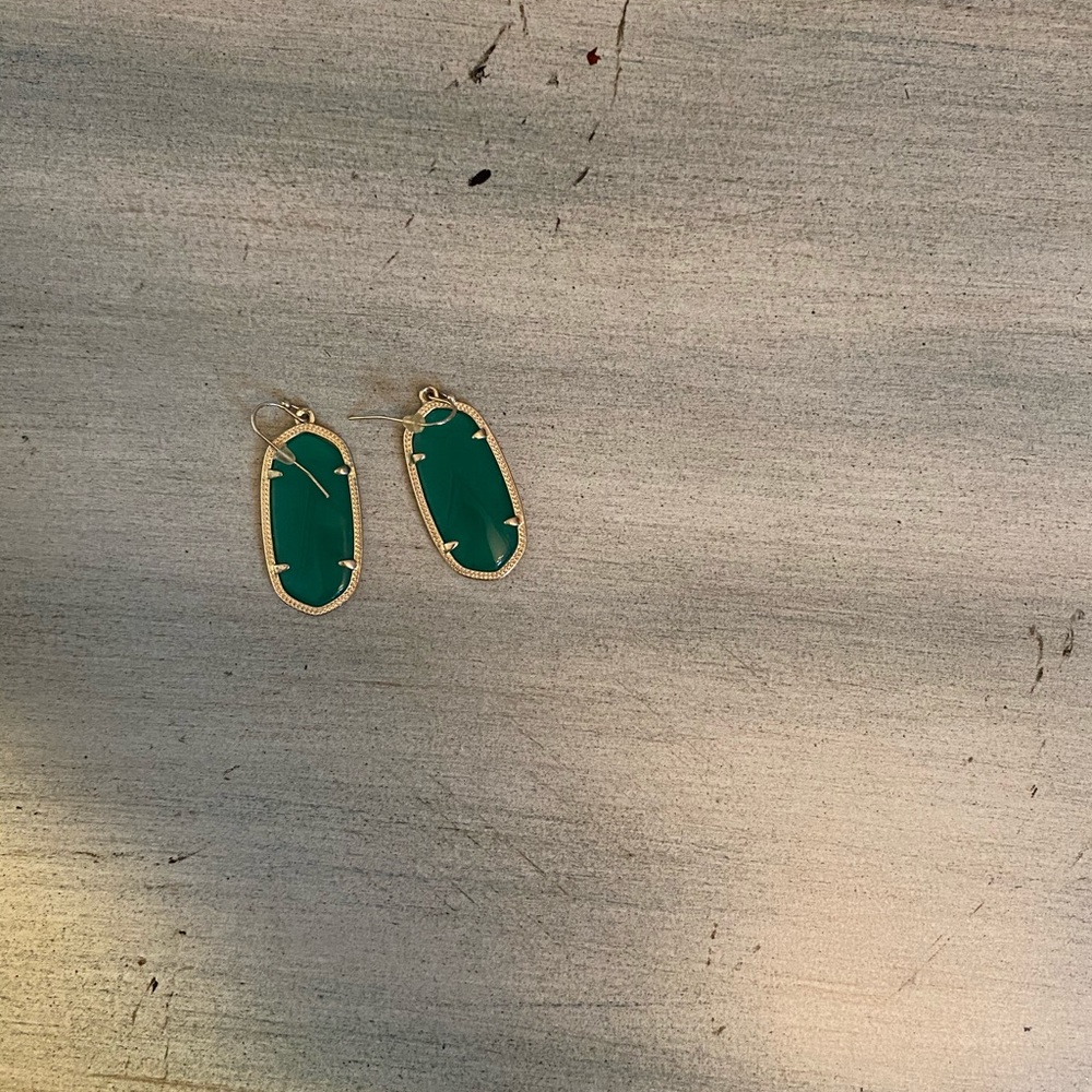 Kendra Scott green earrings - Picture 4 of 4